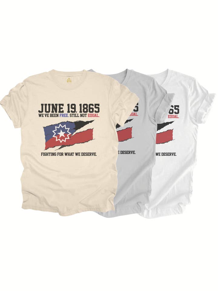 Camisetas para Adultos de Juneteenth Día de la Libertad Camiseta Bandera para Adultos para venta al por mayor de Mackenzie Madison of Philadelphia
