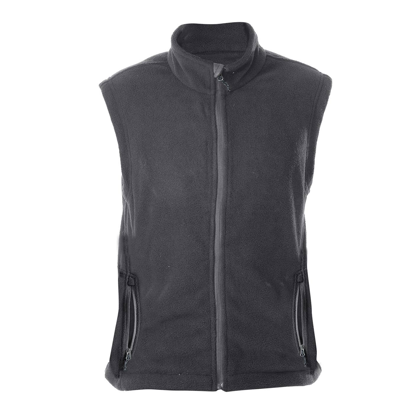 LeeHanTon - Wholesale Outerwear Vest - Men's - LeeHanTon Men's Solid Full Zip Polar Fleece Vest1
