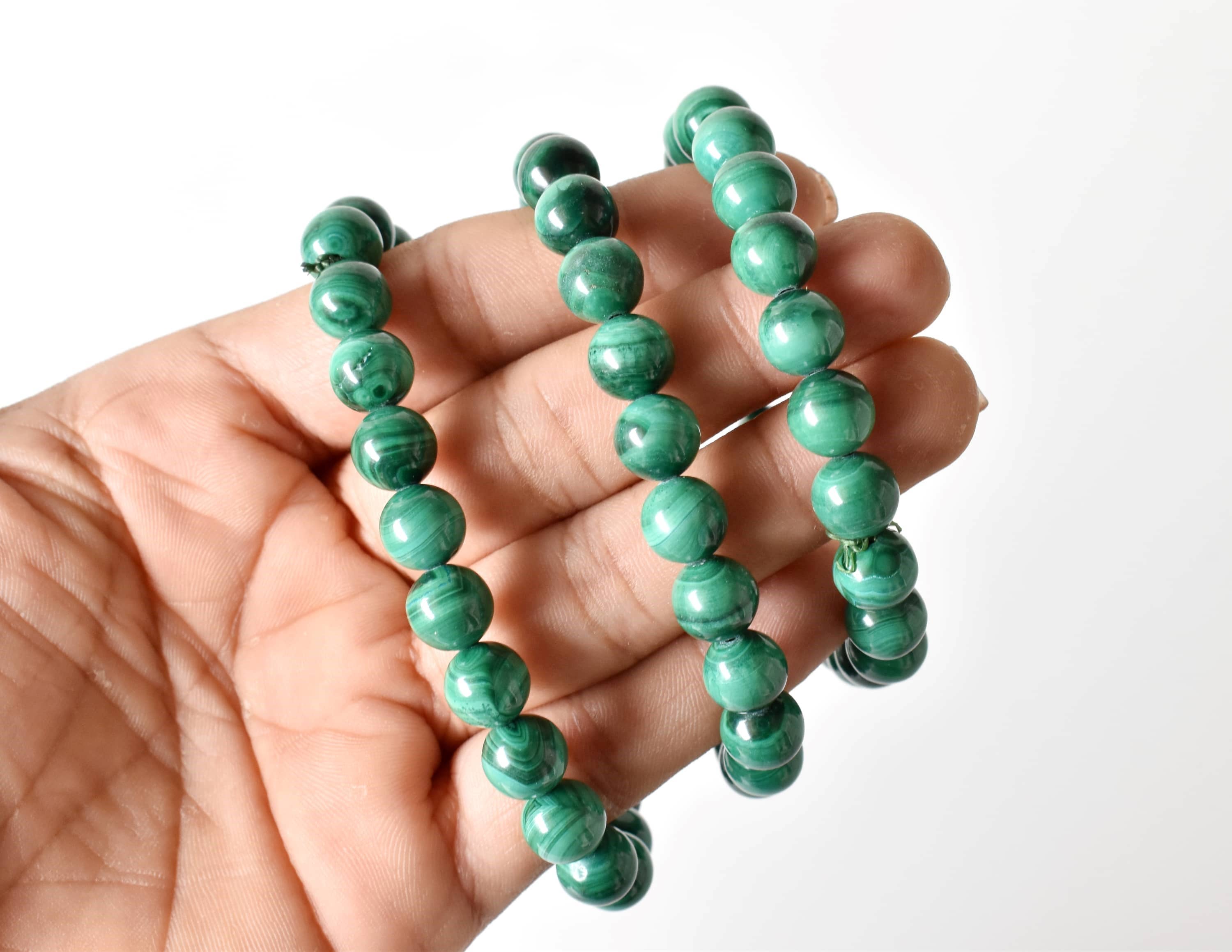 Soothing Crystals - Wholesale Beaded Bracelet - Healing Bracelet | Synthetic Malachite | Gemstone Bracelet5