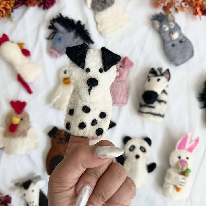 Karma Nepal Crafts - Wholesale Finger Puppet - Kids & Baby - Handmade  Wool Felted Farm Animal Finger Puppet8
