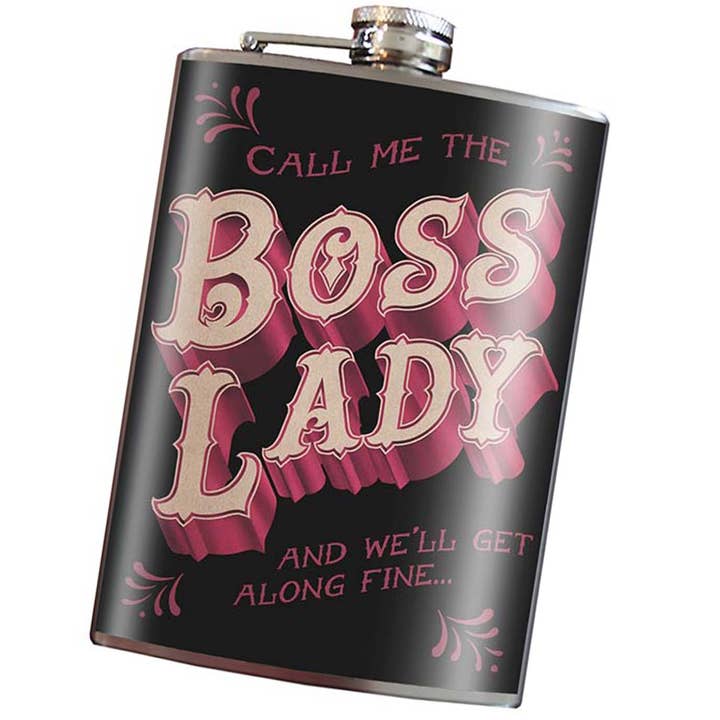 Flask - Boss Lady for wholesale by Lucky Jack