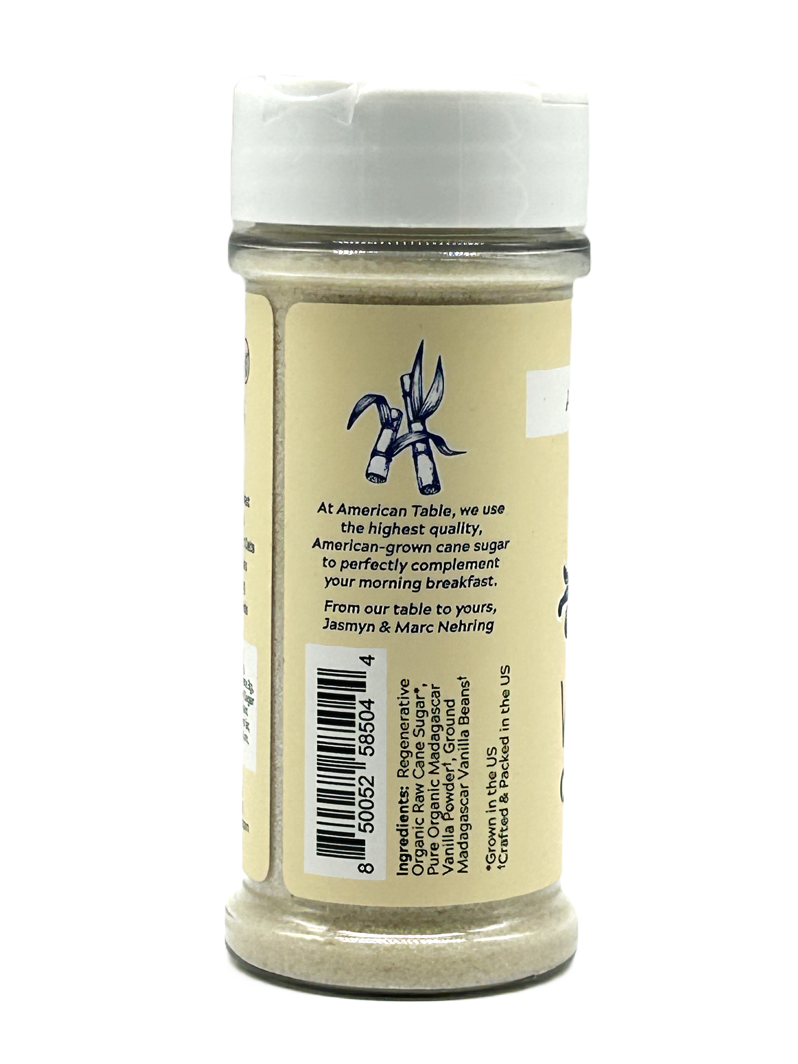 American Table - Wholesale Sugar/Sweetener - Organic Vanilla Bean Cane Sugar1