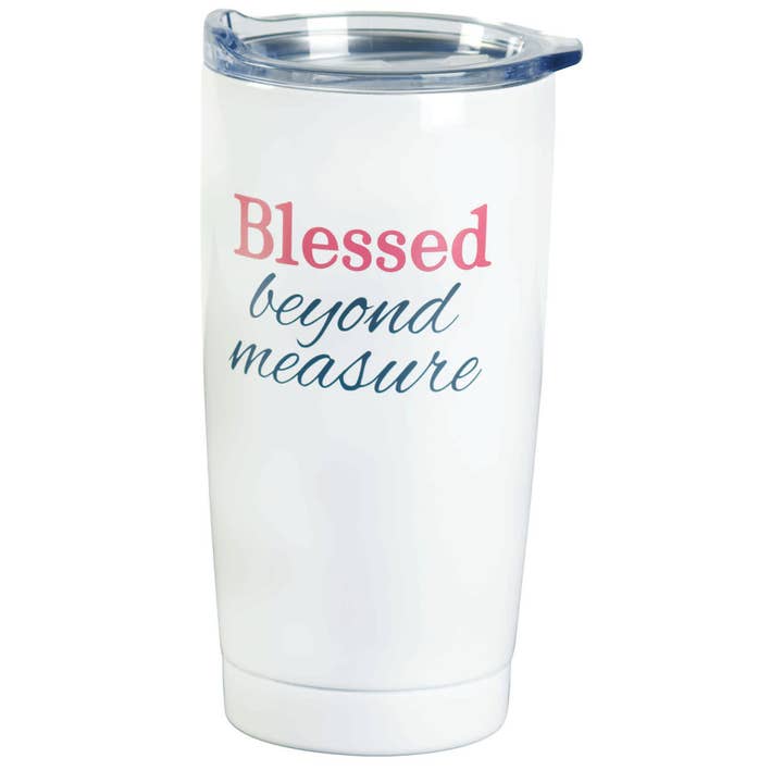 Copo Blessed Beyond White 20 oz por atacado de Dicksons