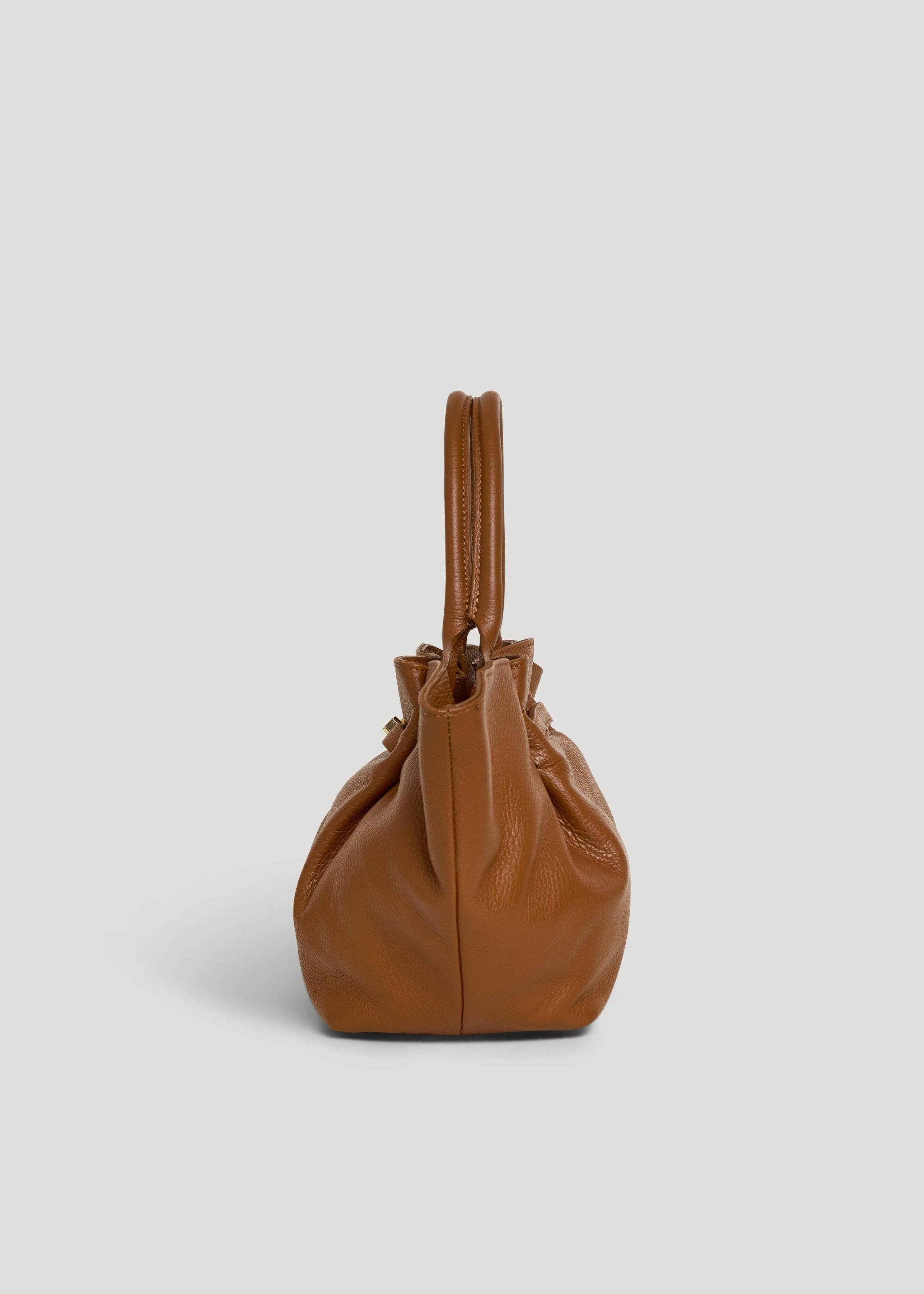 Prestige Milano – wholesale Tote bag – Women's – Charlène Bag in Tan Togo Leather2