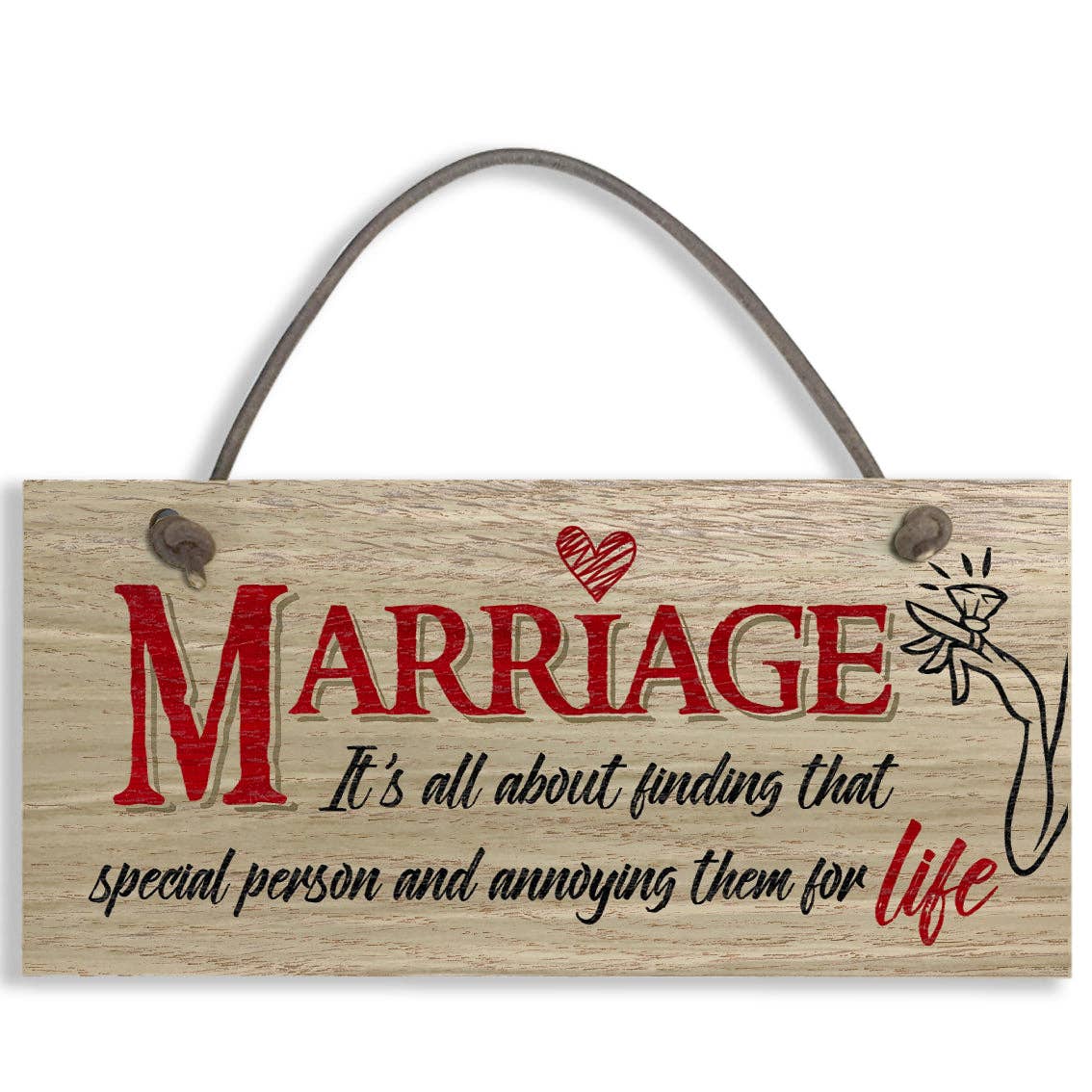 Close to the Bone Greeting Cards and Gifts – wholesale Sign – #824 Marriage0