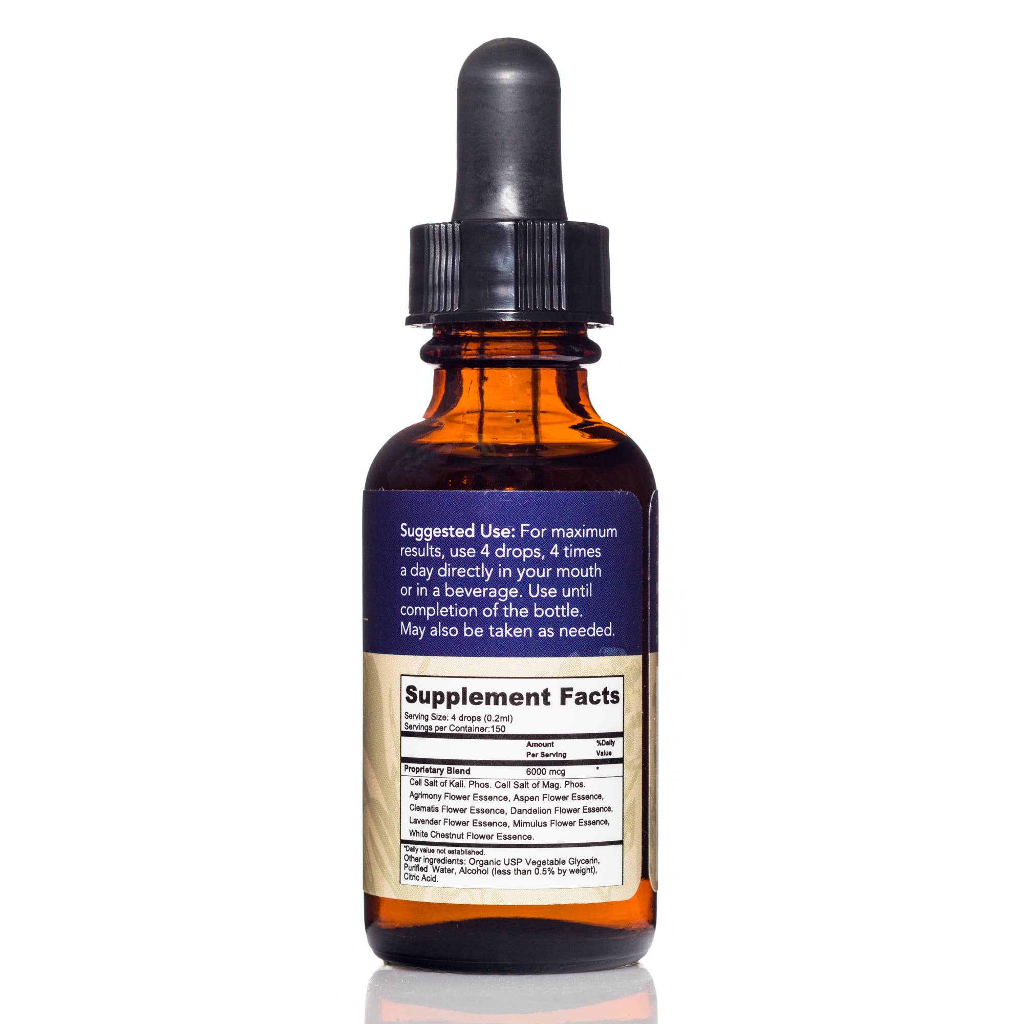 The Flower Apothecary - Wholesale Oral Supplement/Vitamin - Quiet Mind Flower Essence & Cell Salt Blend1