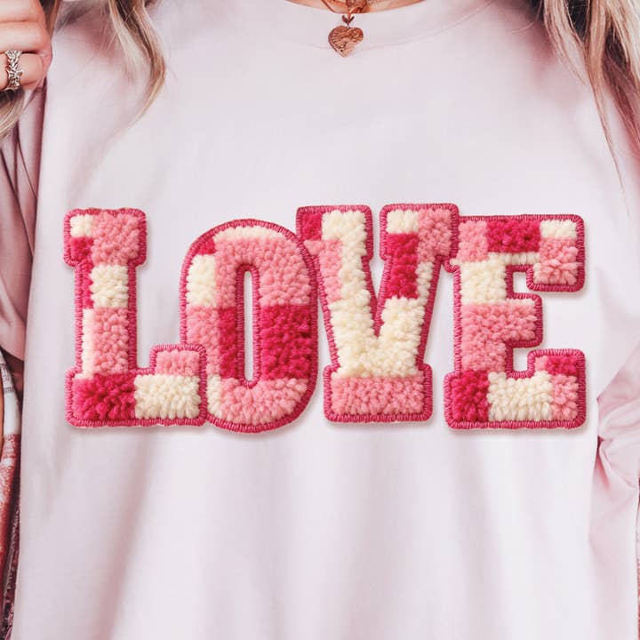 Geprüfte Liebe Faux-Latch Hook Vollfarbtransfer für den Großhandel von RBA Transfers