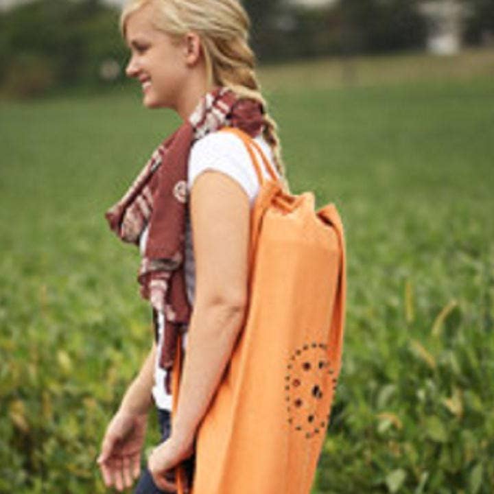 Chakra Designed Rivet Yoga Mat Bag for wholesale by OMSutra