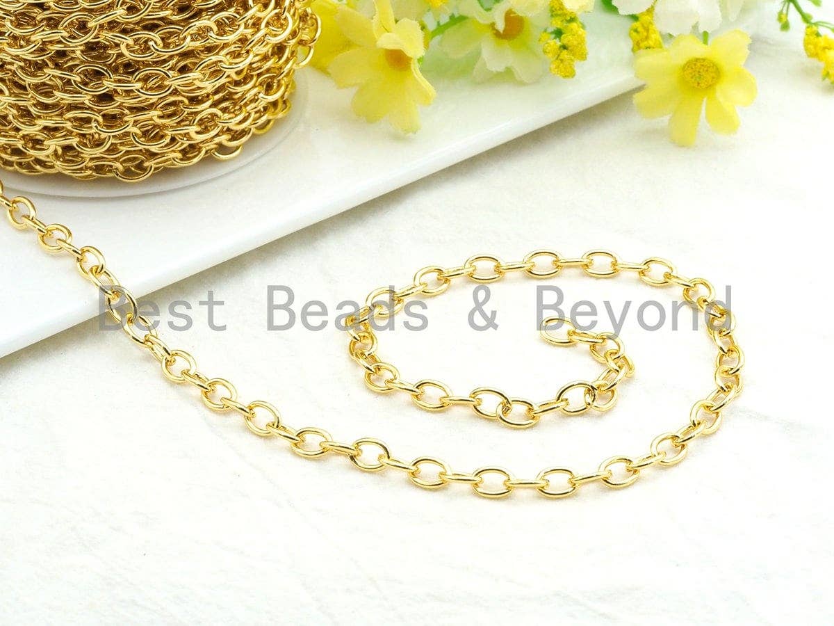 BestBeads&Beyond - Wholesale Craft Supplies - High Quality Oval Chain, Oval Cable Chain, sku#E5023