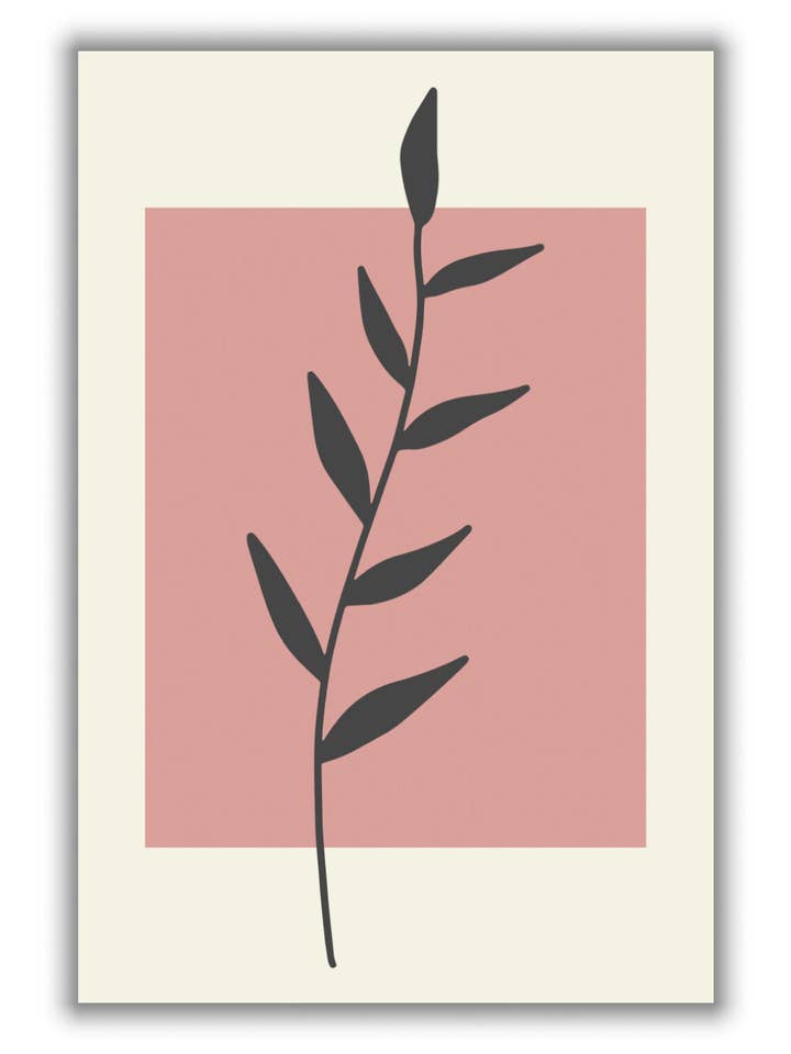 Abstract Minimal Plants #1 for wholesale by Stanley Print House
