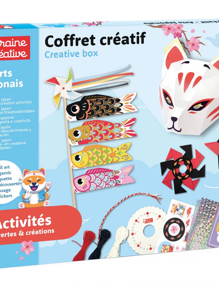 MULTI AKTIVITETER BOKS JAPAN for engroshandel hos Graine Créative