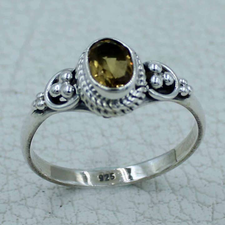 Designer 925 Sterling Silver Amethyst Gemstone Ring for wholesale by Silvex Jewelry