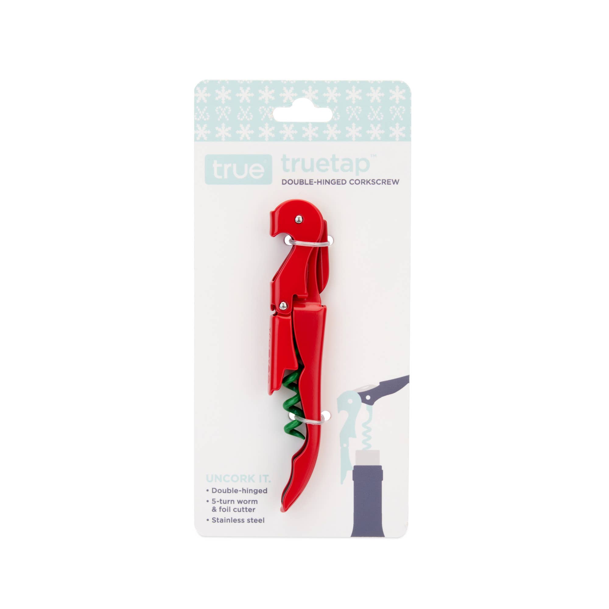 TRUE - Vente Ouvre-bouteille/tire-bouchon - Truetap Tire-bouchon à double charnière COULEURS ASSORTIES73
