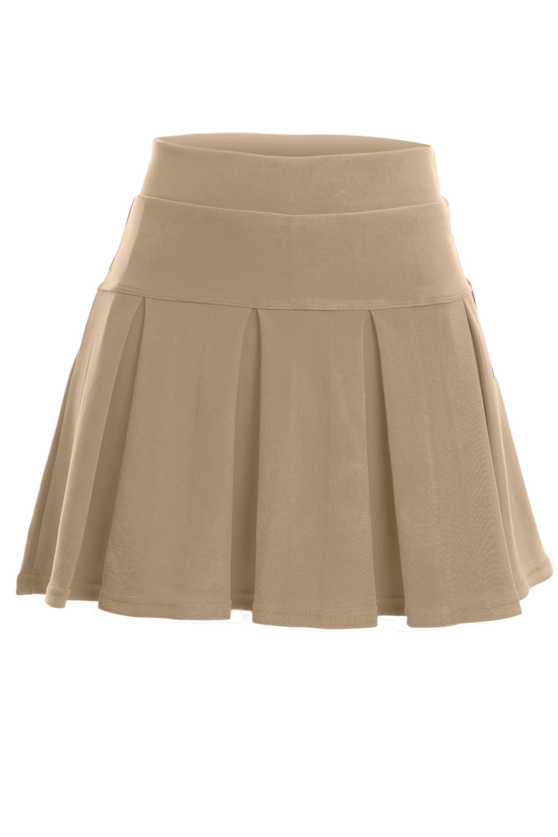 5besties inc - Wholesale Skirt - Women's - PLEATED MINI SKIRTS WITH SHORTS LINING12