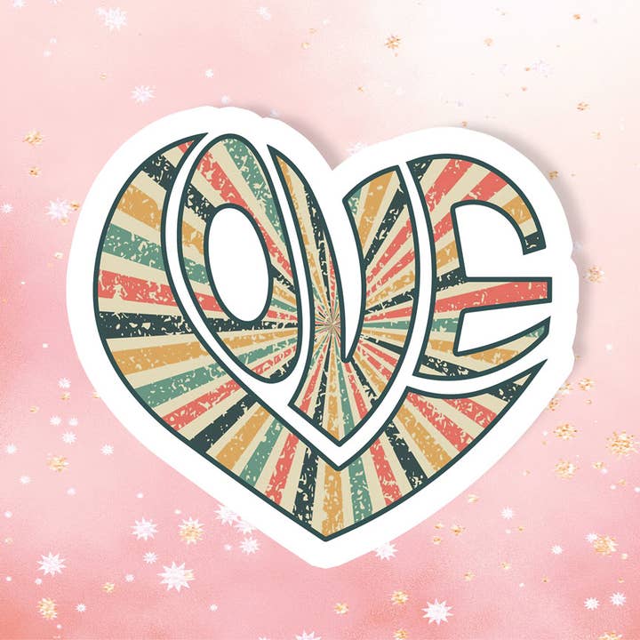 Sticker vinyle « Love » Metaphysical Intention pour la vente par London Luxury Candles
