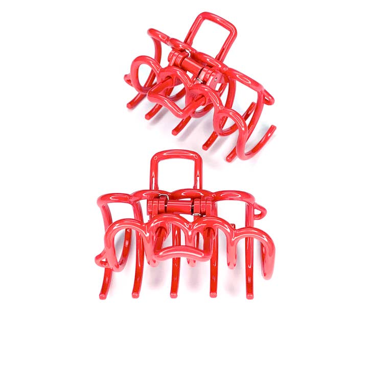 doouup® - Wholesale Hair Clip - Women's - coral pink hair clip, hair clip, hair accessories6