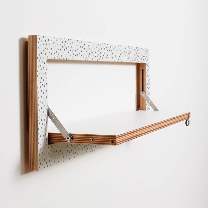 Étagère Fläpps 80x27-1 - Points aquarelle par type de style pour la vente par Ambivalenz