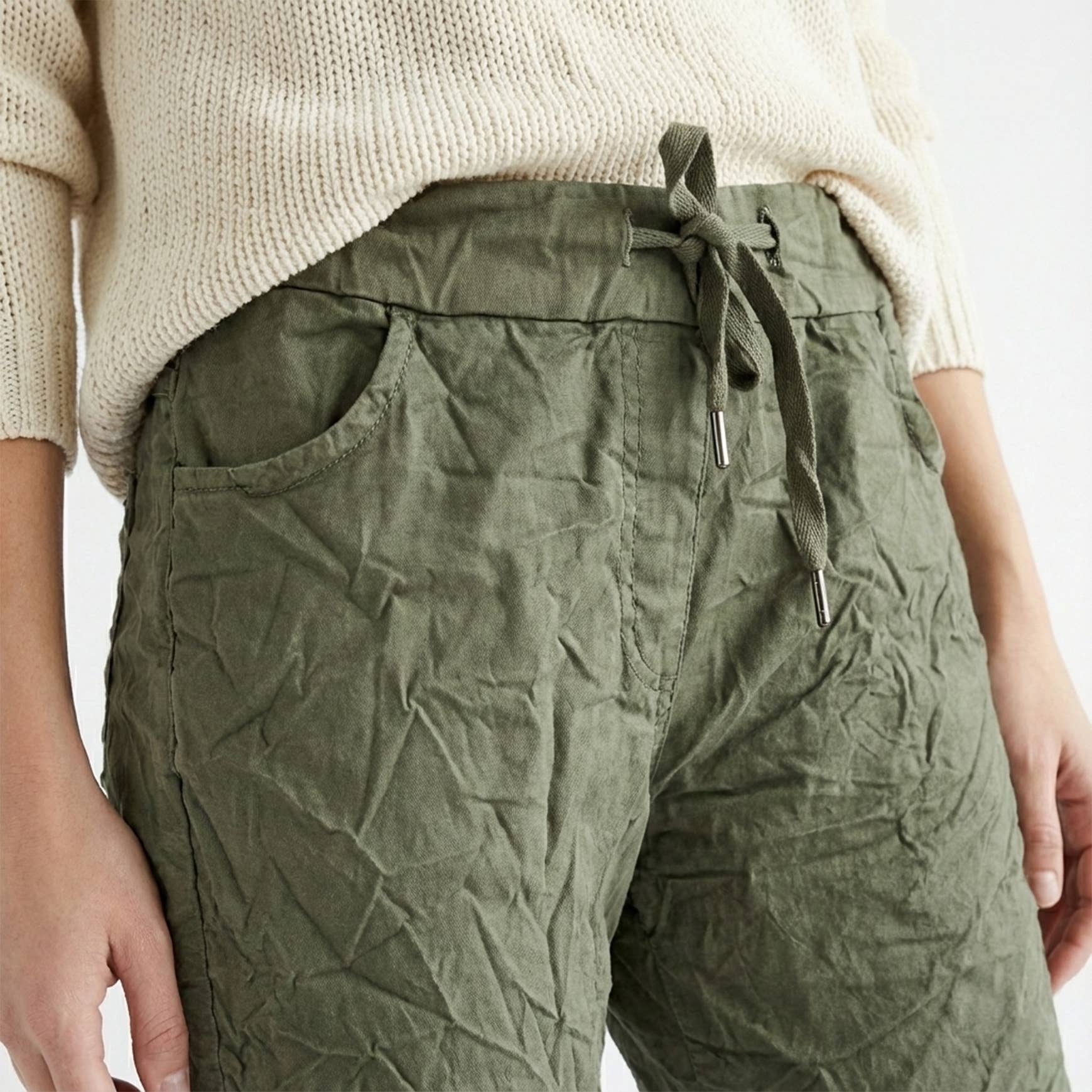 L'Emotion - Wholesale Pants - Women's - Stretch Viscose Drawstring Jegging Pants15