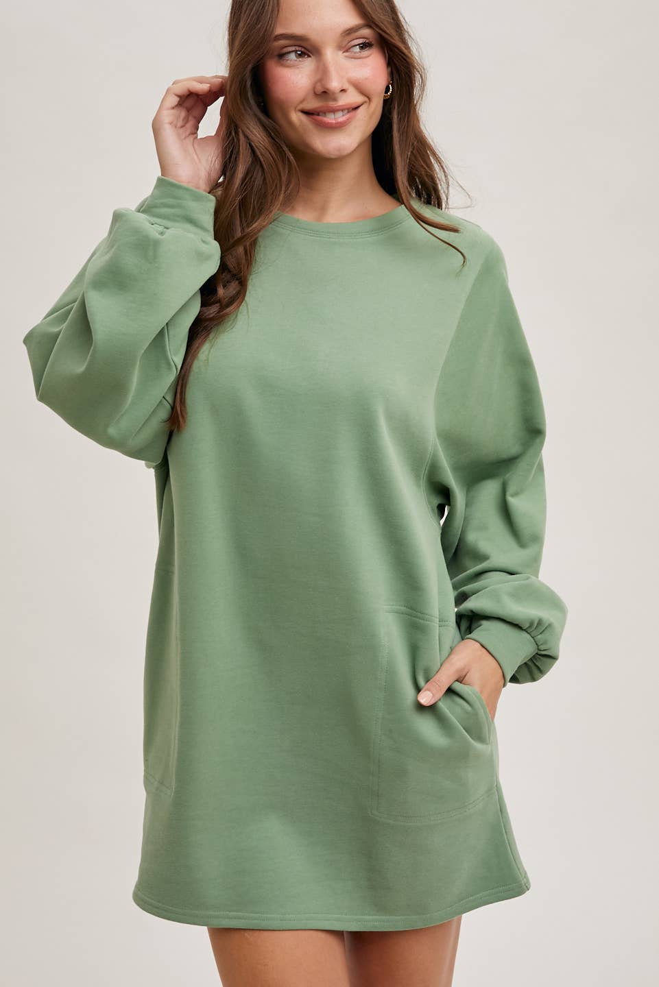 Bluivy - Vente Robe – femme - Robe mini en french terry9