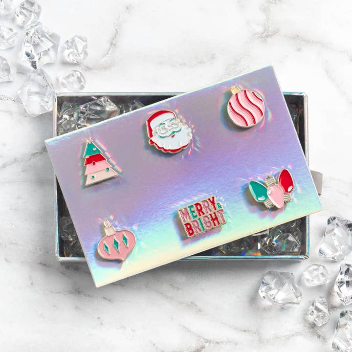 Merry & Bright Cheers Charms, Set of 6 for wholesale by ViVi Vitello