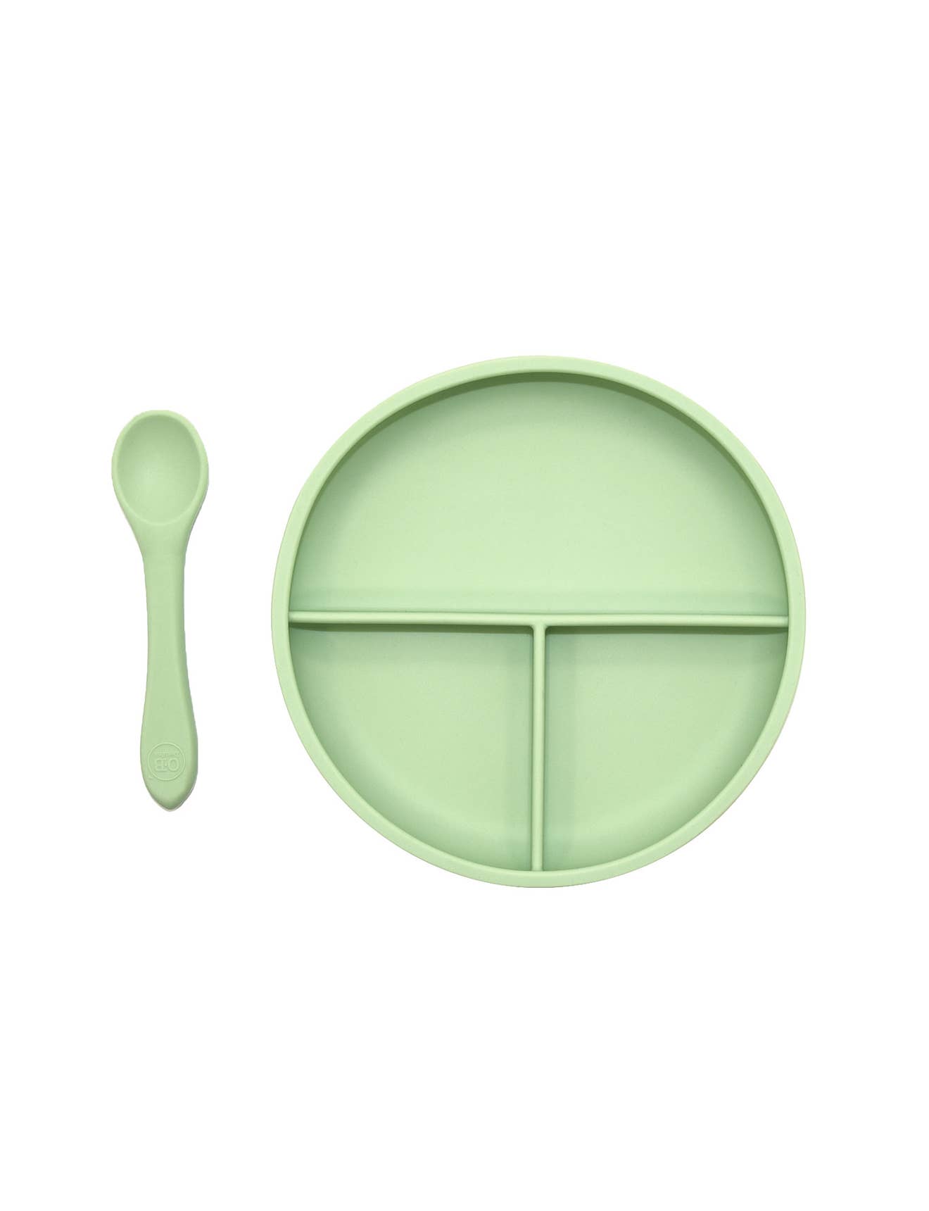 OB Designs - Wholesale Dinner Plate - Kids & Baby - Suction Divider Plate & Spoon Set3