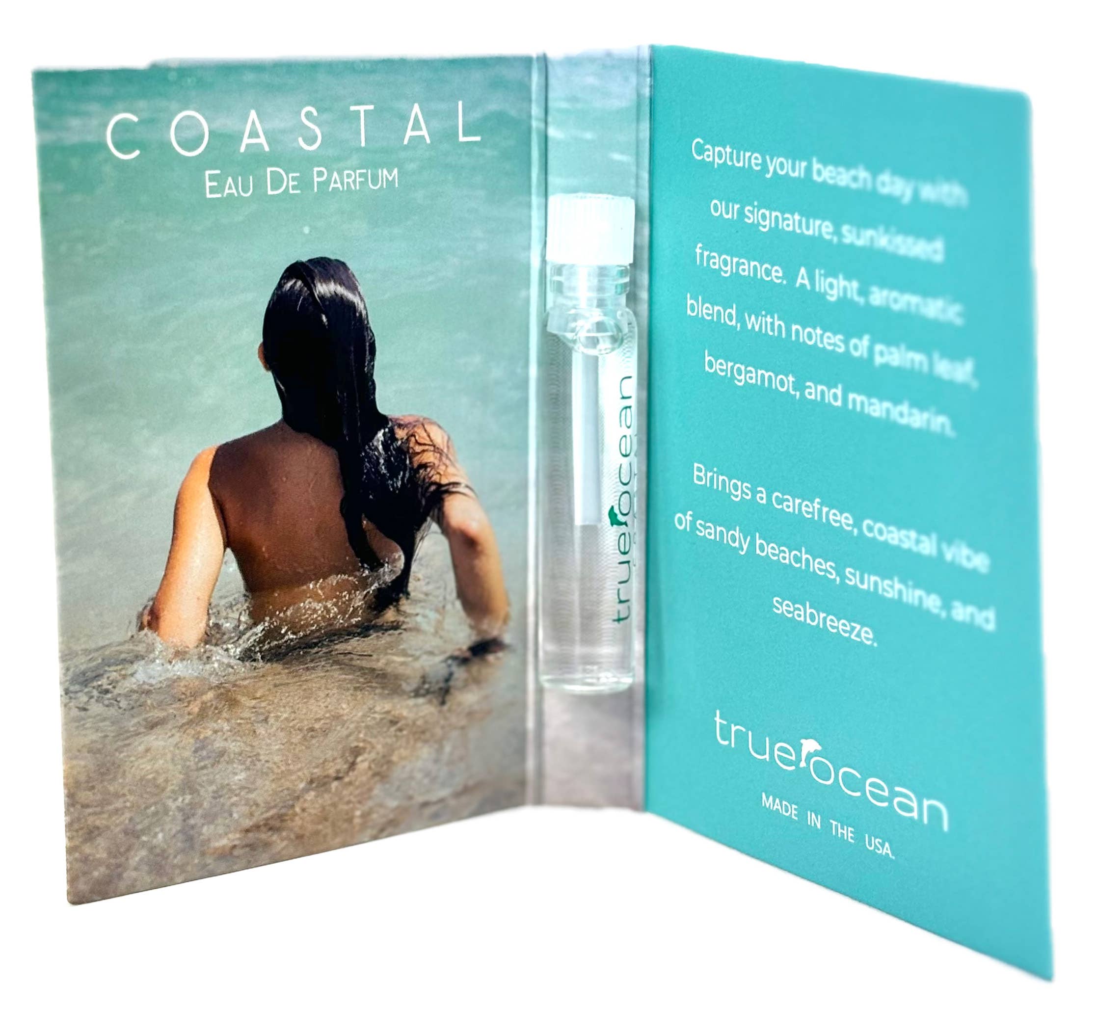 True Ocean - Wholesale Retailer Sample - Beauty & Wellness - Coastal - Eau de Parfum sampler card (2ml) - Pack of 201