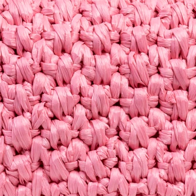 Yova - Wholesale Top Handle Bag - Women's - Raffia summer bag micro - Pink2