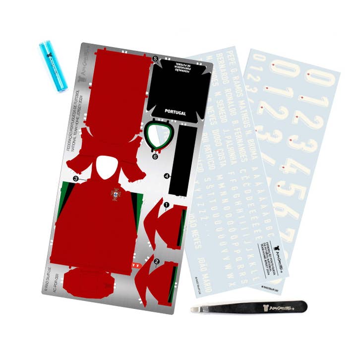 Alloy Collectors - Wholesale DIY Craft Kit - Portugal 2024 Buildable Metal Home Shirt1