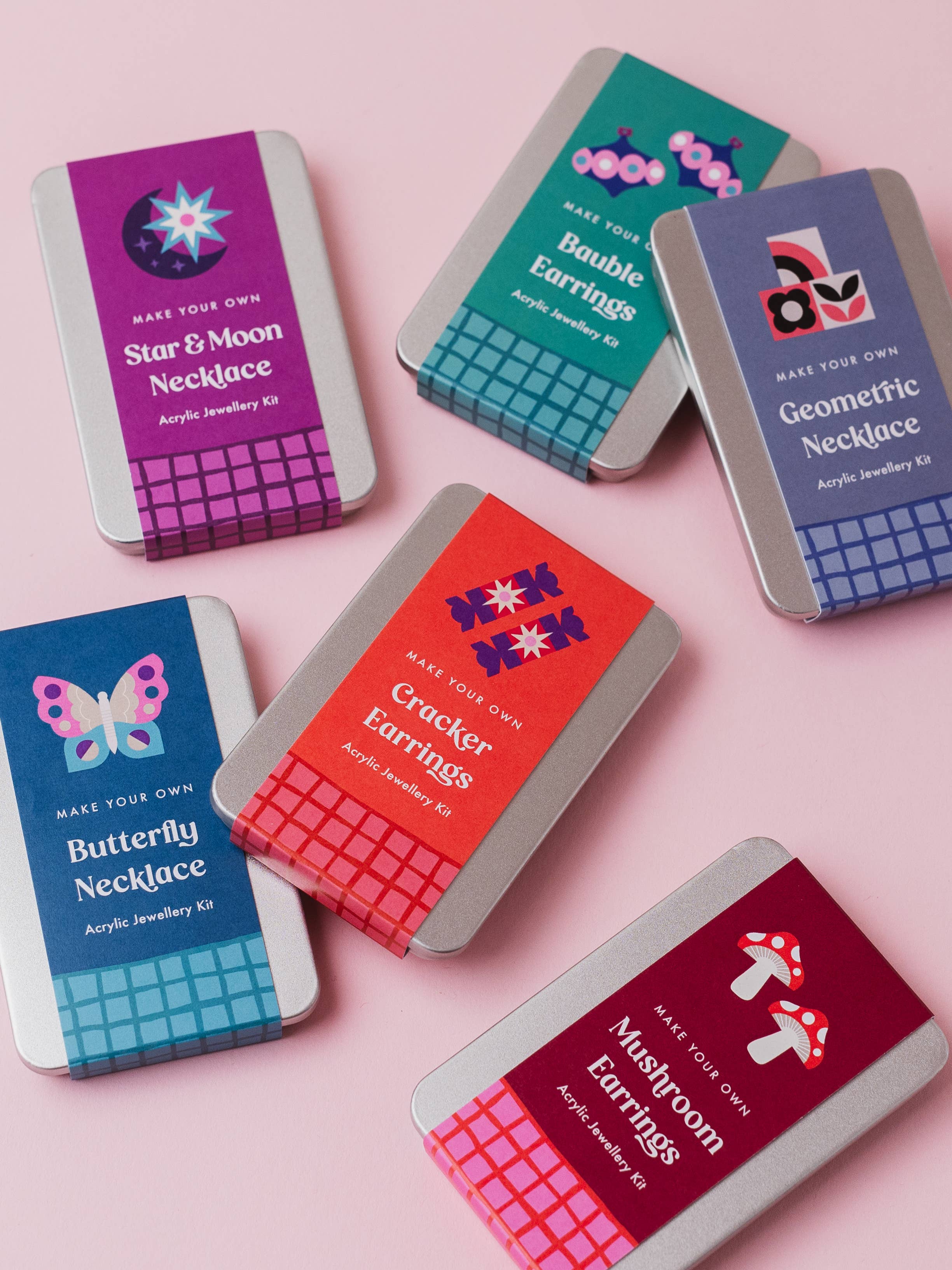 Laura Danby - Wholesale DIY craft kit - Make your own Mushroom Earrings - Jewellery DIY Craft Kit2