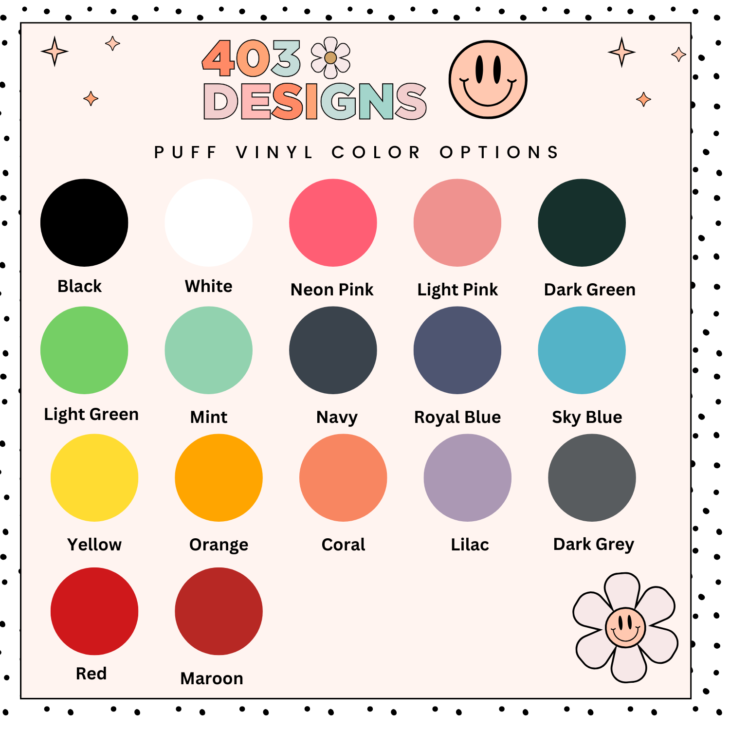 403 Designs - Wholesale Sublimation Transfer - Custom Puff Vinyl Transfer1