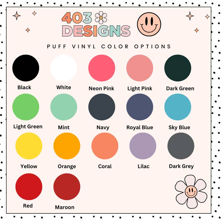 403 Designs - Wholesale Sublimation Transfer - Custom Puff Vinyl Transfer1