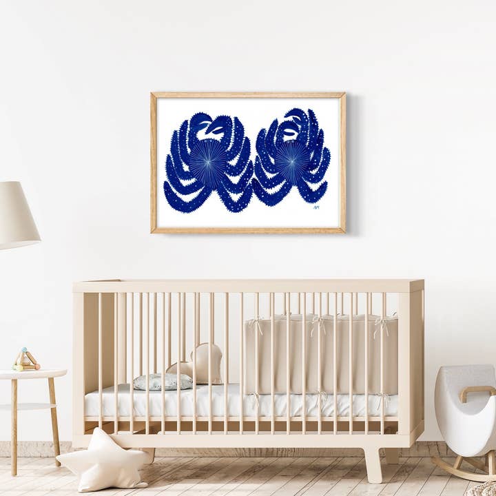 Nancy McKie - Vente Affiche d'art - Crabes bleus3