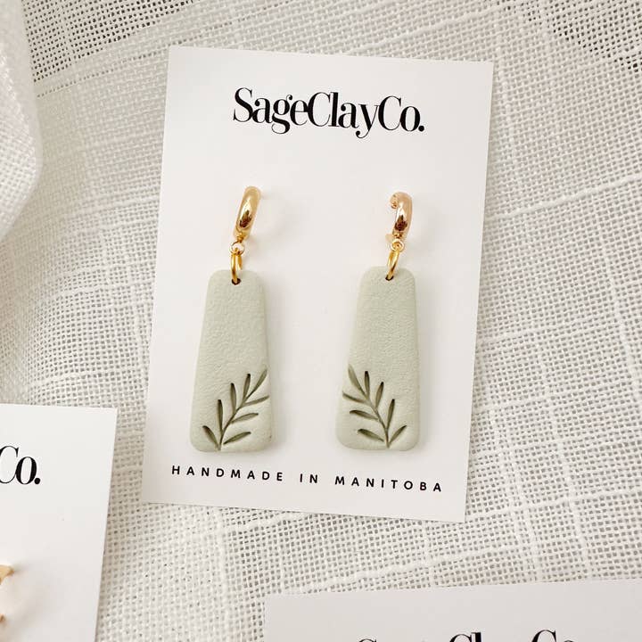 SageClayCo - Wholesale Dangle Earrings - Dawn | Handmade Polymer Clay Earrings1