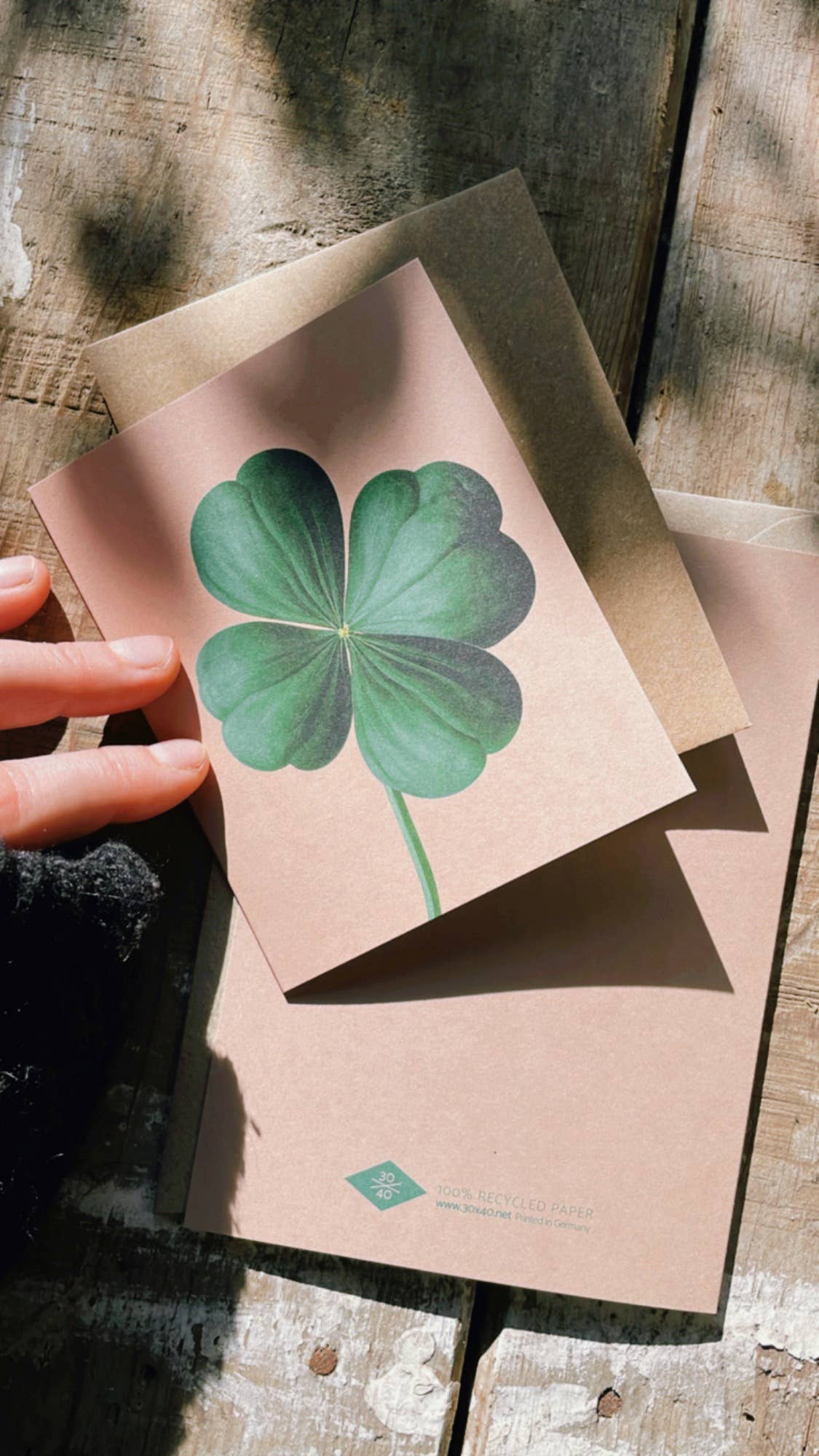 30x40 - Wholesale Everyday Greeting Card - Paul [clover] Mini Card1