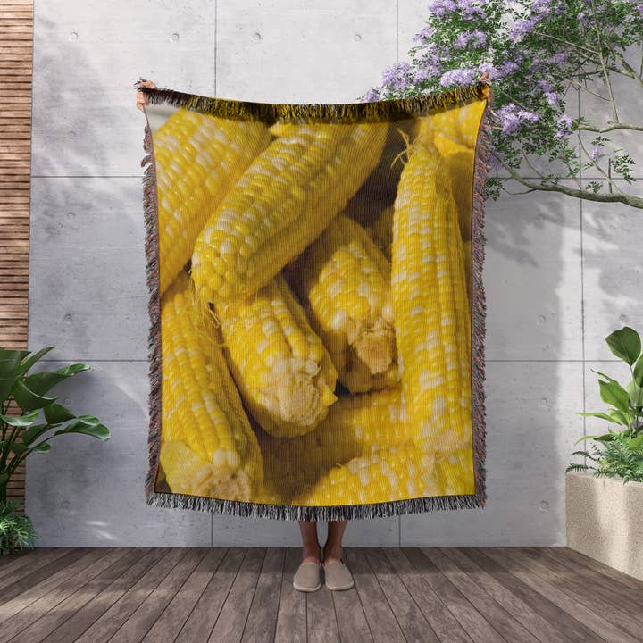 3dRose - Wholesale Throw Blanket - 3dRose, Massachusetts, Marthas Vineyard. Steamed corn on the cob., Blanket2