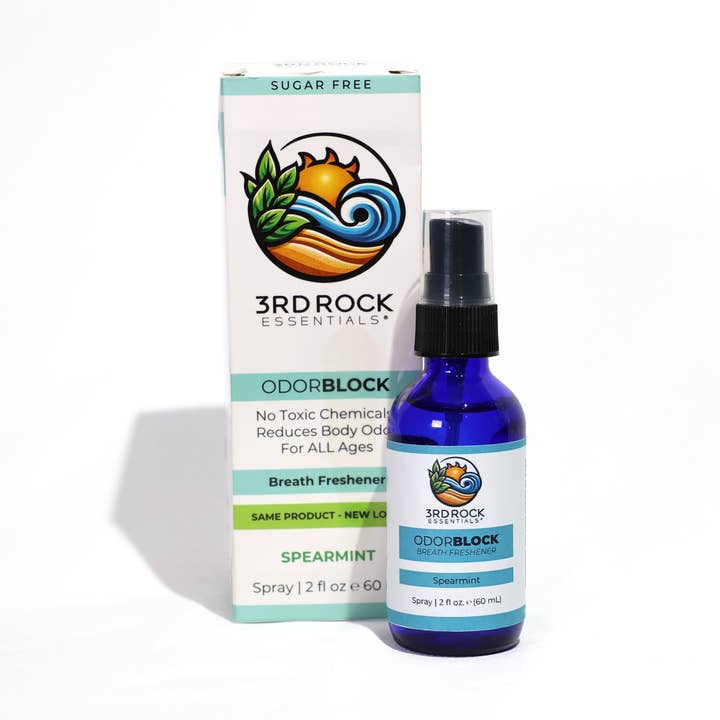 OdorBlock™ Natural Breath Freshener Spray för wholesale av 3rd Rock Essentials