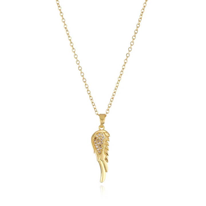 Angel Wing Necklace - Love & Divine Guidance for wholesale by Curated By Suarez