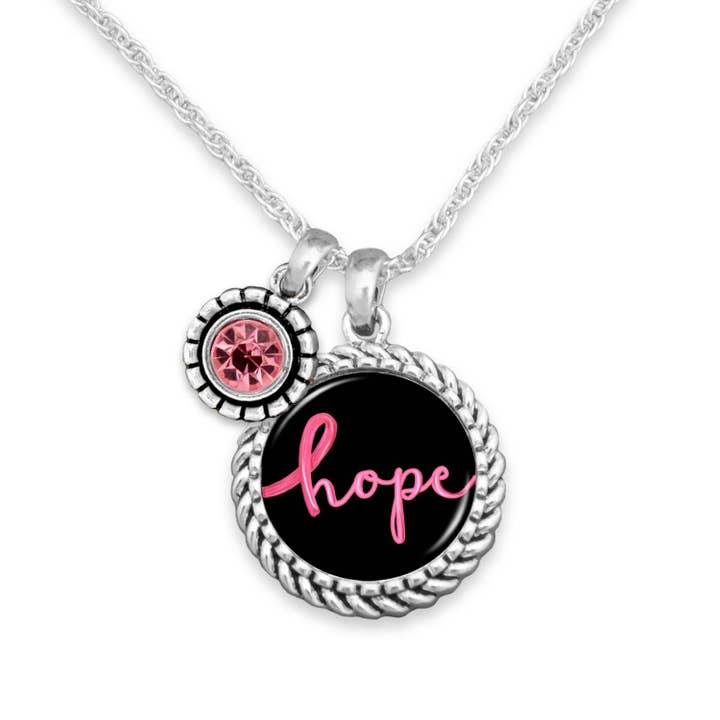 Breast Cancer Awareness Olivia Necklace for wholesale by From The Heart