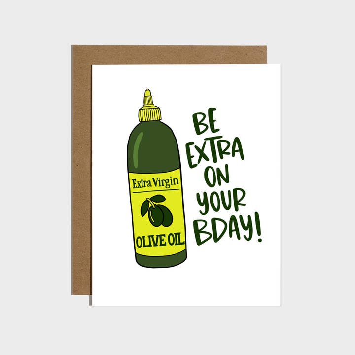 Brittany Paige - Wholesale Birthday Card - Olive Oil Extra Birthday Card
