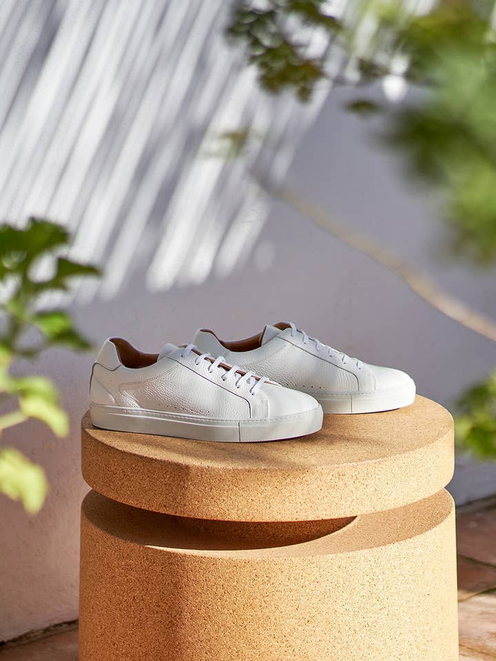 Sneakers Billy - Grained white for wholesale by Pied de Biche