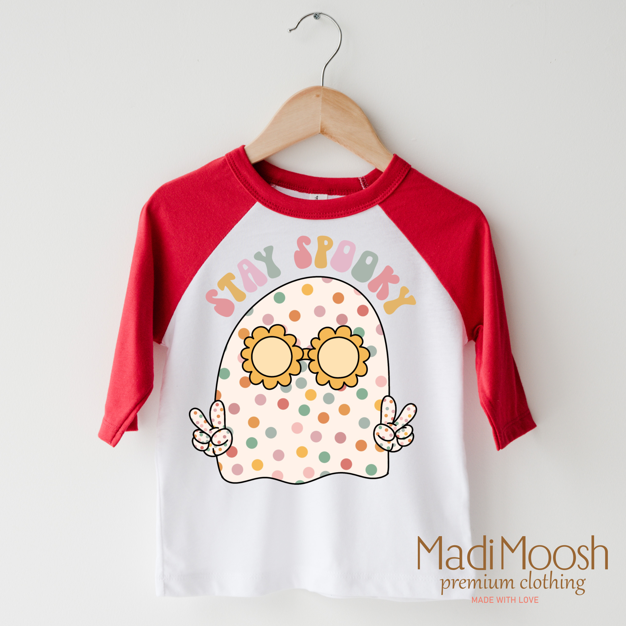 Madi Moosh – wholesale Screen-printed t-shirt – Kids – Stay Spooky Shirt - Halloween Shirt2