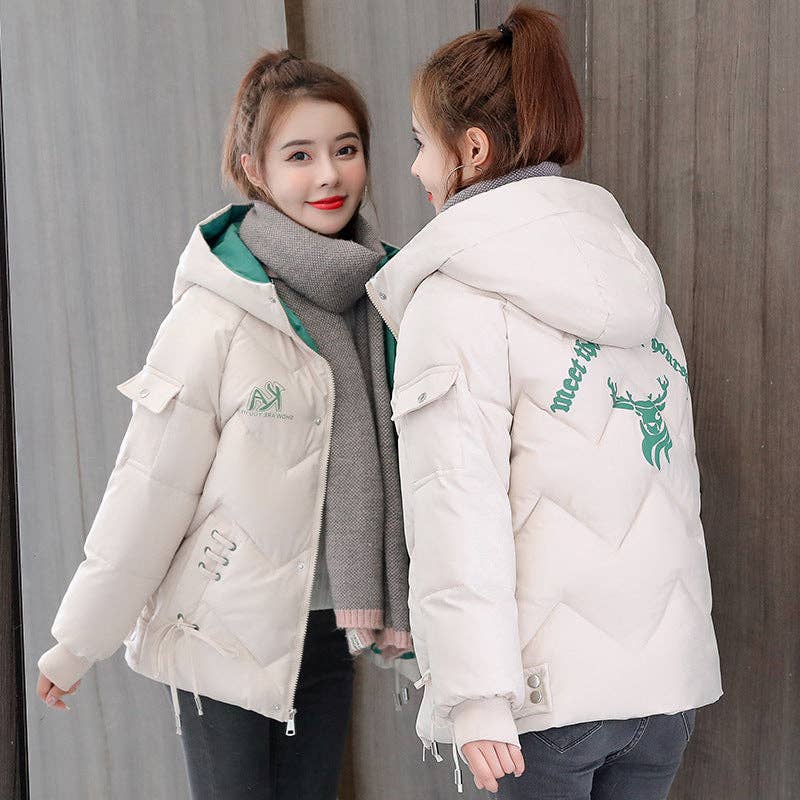 Marayn - Wholesale Puffer Jacket - Women's - Chic 2025 Winter Puffer Jacket Korean Style Warm Loose #24