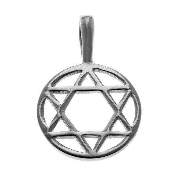 Star Of David Hexagram Sterling Silver Charm for wholesale by Cynthia Gale New York