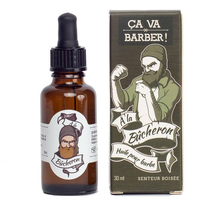 Organic beard oil “à la Lumberjack” - 30 ml for wholesale by CA VA BARBER