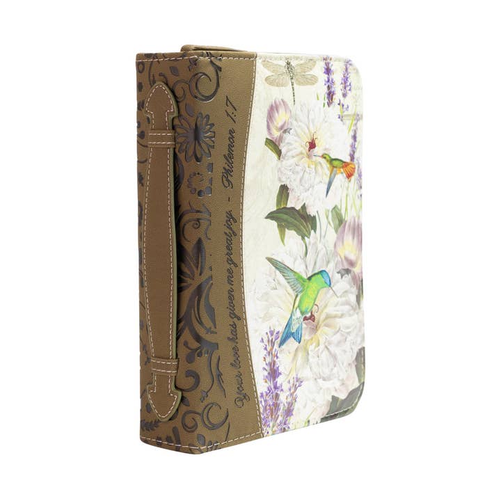 Divinity Boutique - Wholesale Bible Cover - Bible Cover - Green Hummingbird, Philemon 1:7