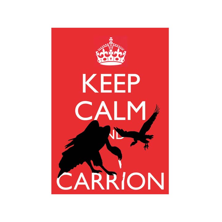 Keep Calm Parody Greeting Card - Keep On Cluckin' Range for wholesale by Duggoons Greeting Cards