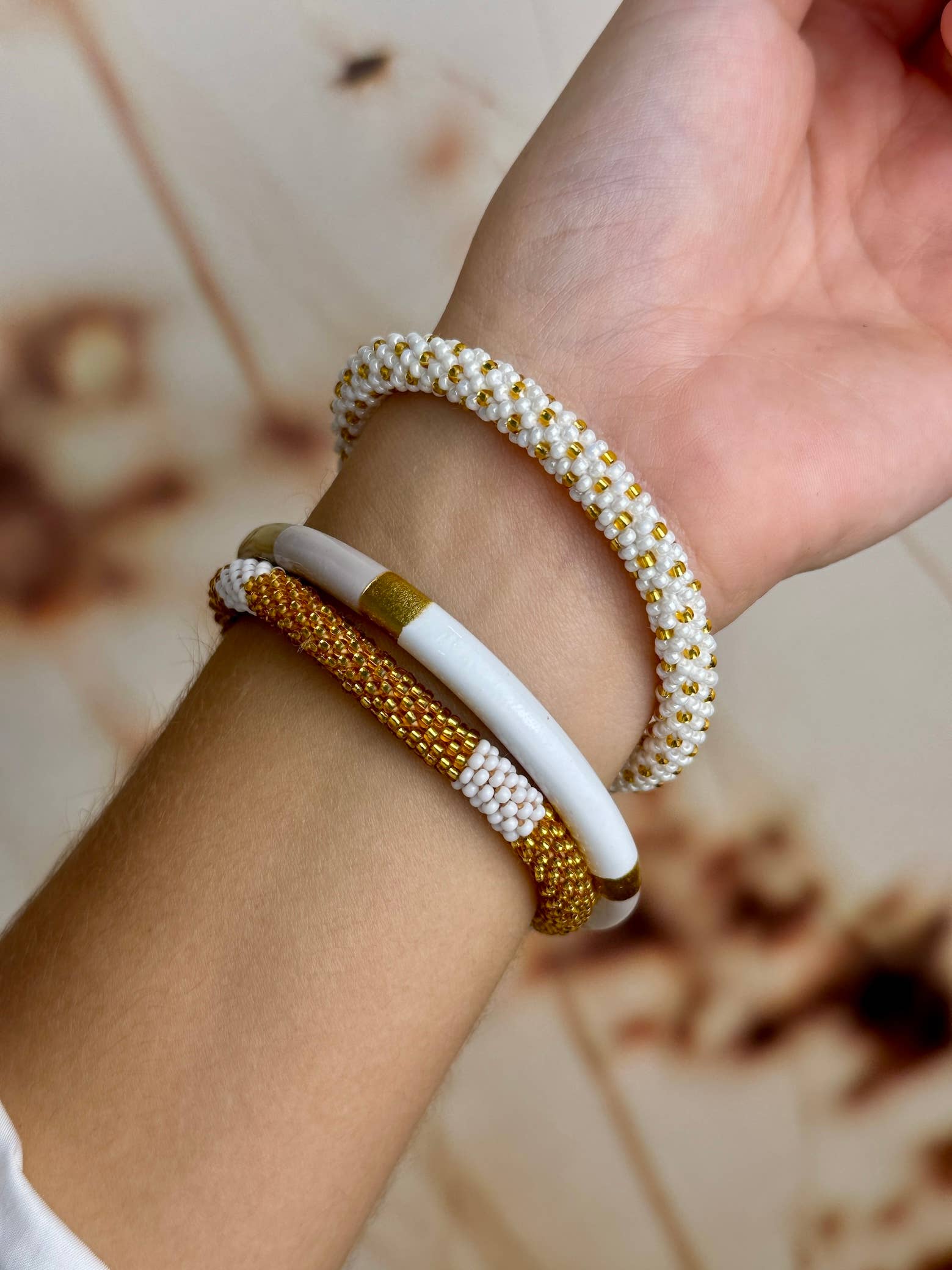 MAISON KIZO - Wholesale Beaded Bracelet - Nepali bracelet 1