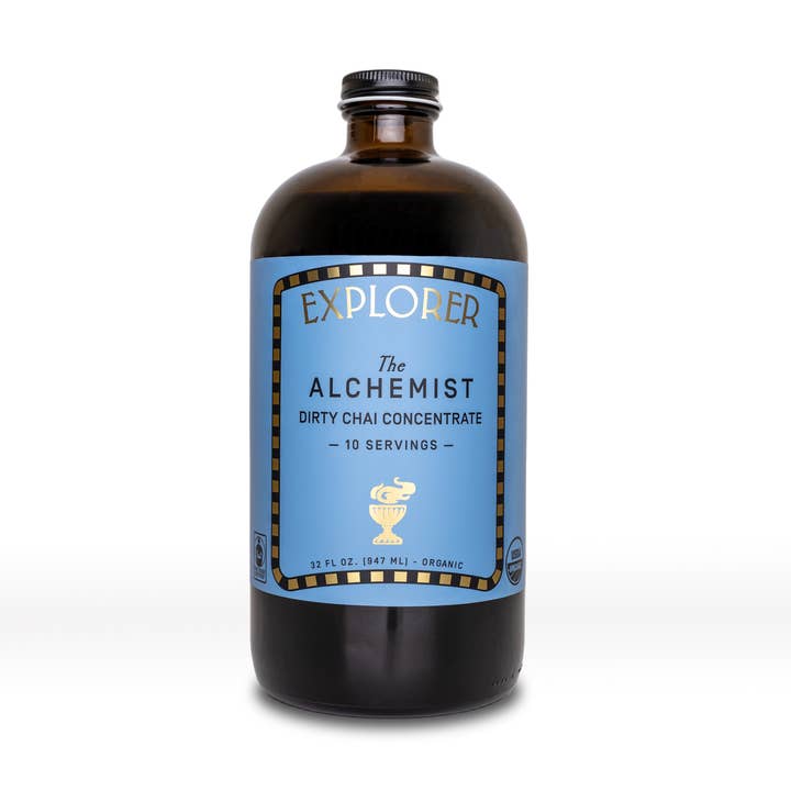 The Alchemist: Dirty Chai Concentrate | 32oz | 12pk case for wholesale by Explorer Cold Brew