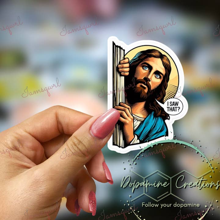 I Saw That Sticker for wholesale by Dopamine Creations