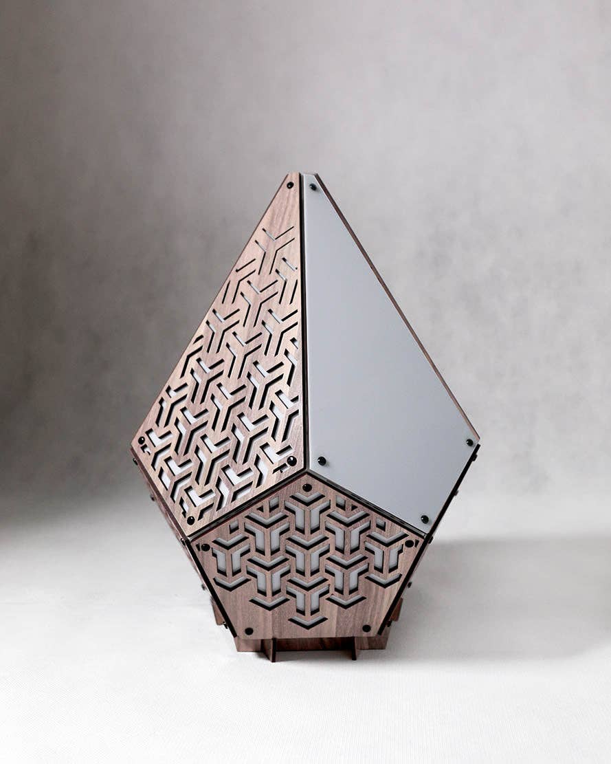 PAPERCRAFT WORLD - Vente Kit de bricolage - Lampe de table 3D en papercraft SINAR Arrow26